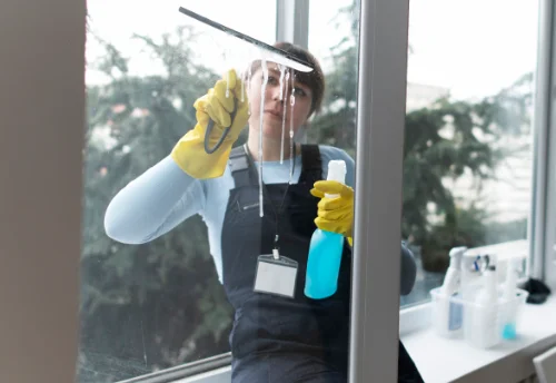Nettoyage de vitres intérieures et extérieures à Broût-Vernet